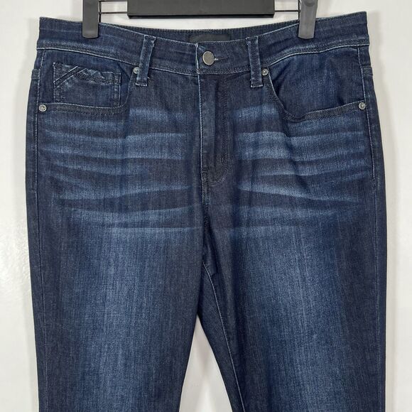 Buckle Black Skinny Jeans Womens Size 31x32 Blue Mid Rise Dark Wash Fit No. 76 - Picture 1 of 15